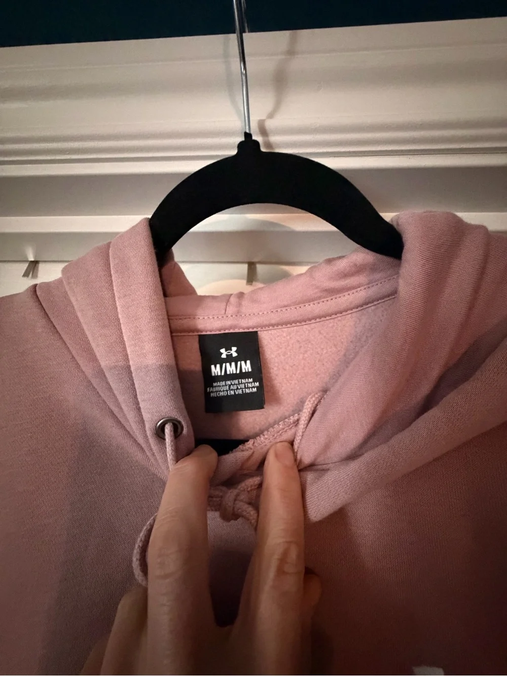 Under Armour Men's Pink Hoodie Sweatshirt